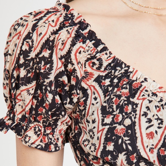 New Rahi Shopbop Paisley Shiloh Midi Dress Size Medium - Picture 5 of 7